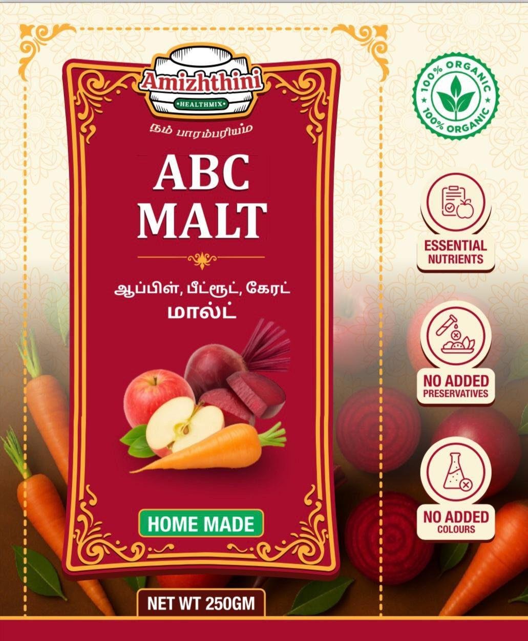 ABC Malt (ஆப்பிள், பீட்ரூட் மற்றும் கேரட் மால்ட்) 250G